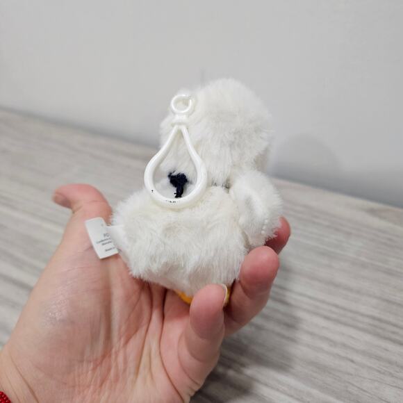 Aflac plush Keychain TALKS WORKS Insurance Mascot collectible Small White Duck - Picture 4 of 6